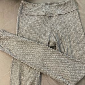 grey heathered leggings